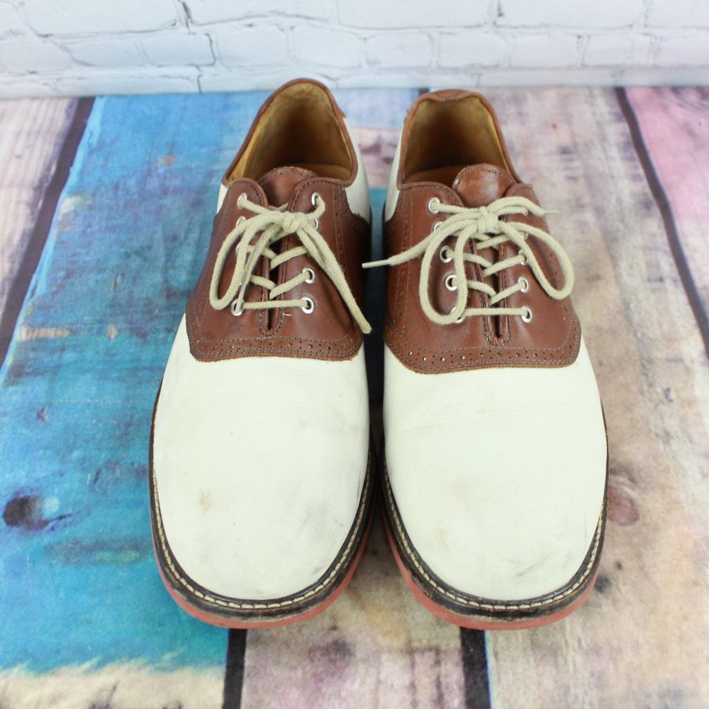 JOHNSTON & MURPHY Saddle Oxfords Shoes Size 12 M - Picture 5 of 9